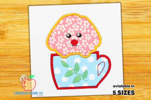 Cute Puppy in the Tea Cup Applique Review