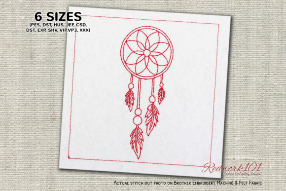 Dream Catcher Symbol Redwork Review