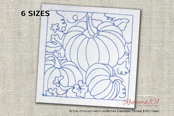 Pumpkins with Leafs Bluework: A Designer’s Review
