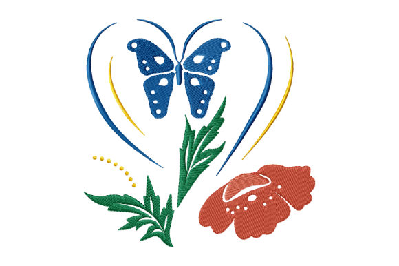 Red Poppy, Blue Butterfly, Heart: A Valentine's Review