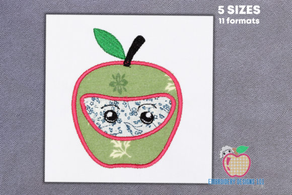 Review: Cartoon Apple Fruit Applique for Gifts