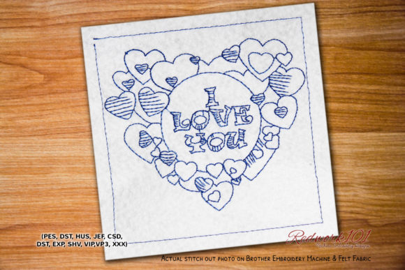 Reviewing the I Love You Heart Frame Lineart Design