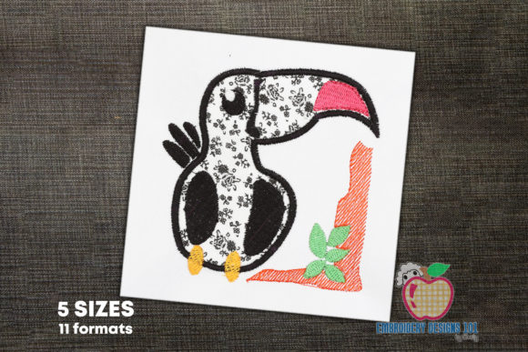 Reviewing the Toucan on Branch Applique for Holiday Sales