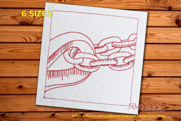 Rope Mooring Chain Redwork: A Designer’s Holiday Review