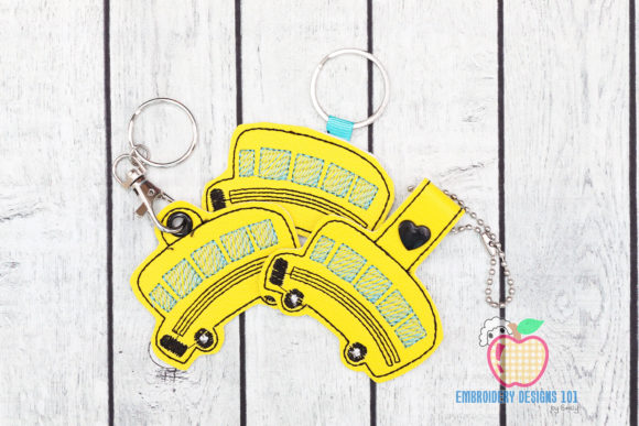 School Bus ITH Keyfob: A Designer’s Craft Fair Review